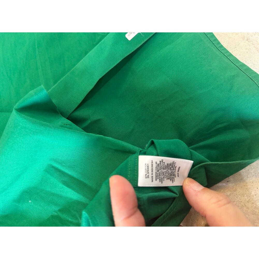 Express 1MX Green Extra Slim Fit Dress Shirt - Men’s Large - Picture 5 of 6